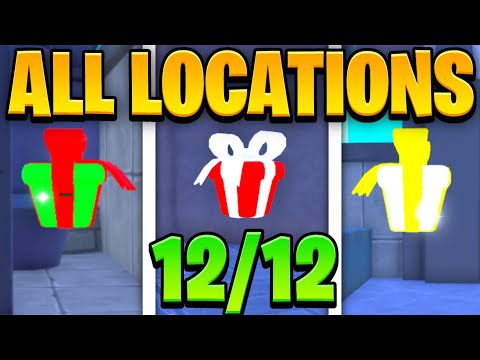 ALL *12* GIFT LOCATIONS In Roblox Toilet Tower Defense! CHRISTMAS EVENT!