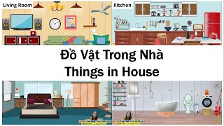 Từ Vựng Các Đồ Vật Trong Nhà- Things in House/ English Online