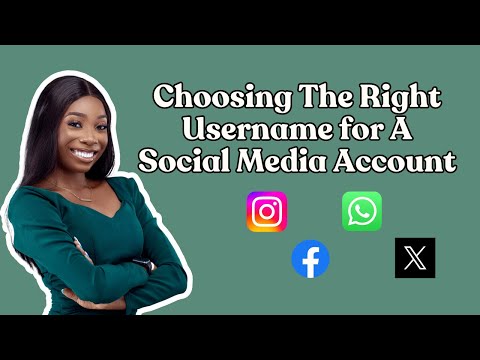 Choosing the right user name for your brand