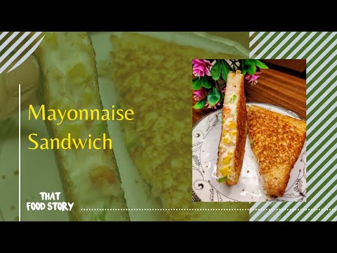 Mayonnaise Sandwich | Bell pepper Sandwich | 5 mins snack | Easy evening snack