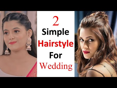 2 Easy & Amazing Open Hairstyle For Wedding |Cute Hairstyle For Girls  |Beautiful Hairstyle