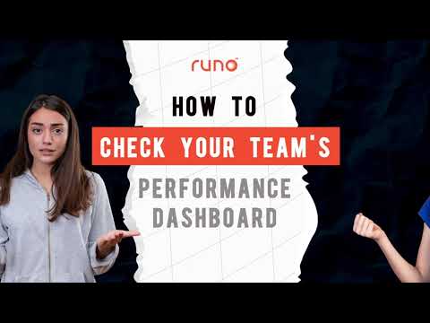 How to check your team’s performance dashboard | Mobile App | Runo