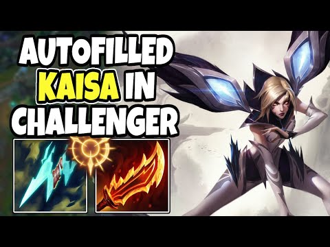 Challenger support shows you how to carry when autofilled on KAISA - 14.18 League of Legends