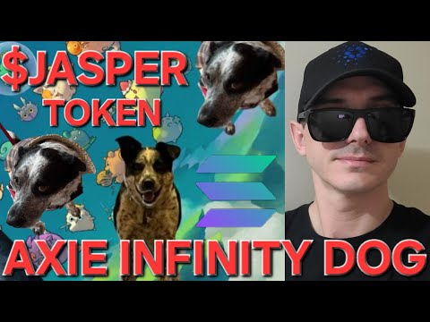 $JASPER - AXIE INFINITY DOG TOKEN CRYPTO COIN HOW TO BUY JASPER DOGE MEMECOIN SOLANA RAYDIUM SOL NEW