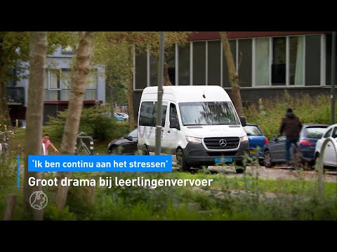 Groot drama bij leerlingenvervoer: "Ik ben continu aan het stressen" | Hart van Nederland