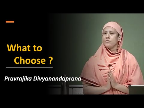 How to take Decisions in Life? | Pravrajika Divyanandaprana