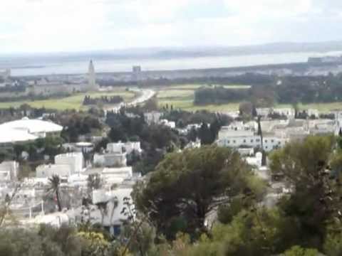 Tunisia Tour 02 逕行聖布薩德村Sidi Bou Said遠眺突尼斯港 PM 05：09 Apr.16, 2012