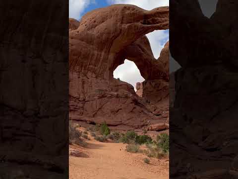 Amazing Double Arch at Arches National Park near Moab Utah #Shorts