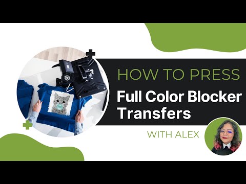 Full Color Blocker Transfers: How to Press Tutorial | Awkward Styles [2024]