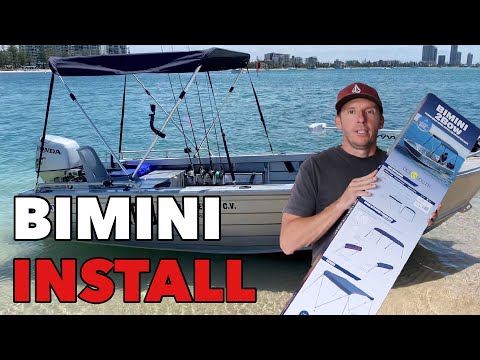 TINNY MODS - Installing a cheap Bimini to get a little shade for my next adventure.