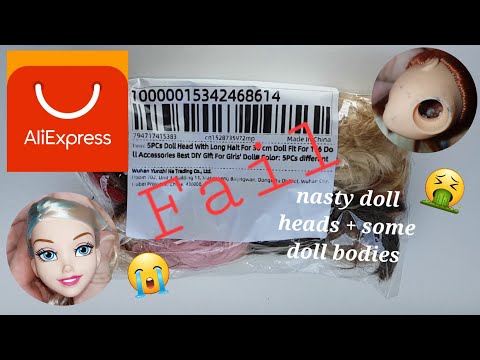 Not so lucky doll finds from Aliexpress – Barbie & Disney doll heads plus some bodies