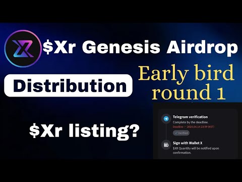 Coinlive $Xr Airdrop distribution | $Xr early bird round 1 | crypto airdrops