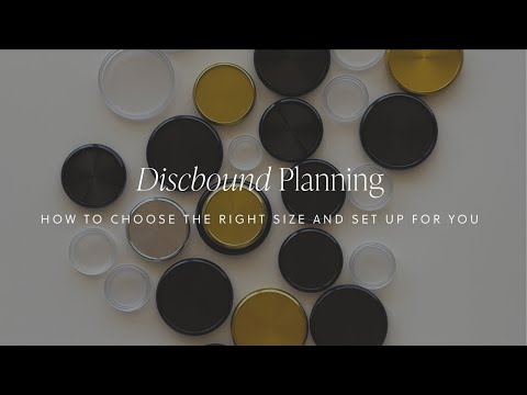 How To Get Started With Discbound Planning: Sizing Guide | Cloth & Paper