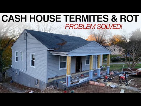 MY FIRST HOME // HUGE REPAIR - TERMITES AND ROT // EP. 9