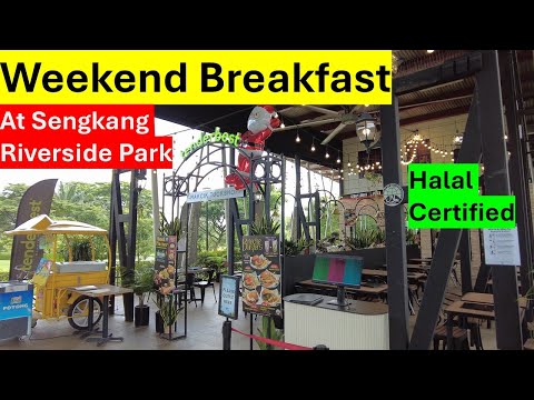 HALAL-CERTIFIED WEEKEND BREAKFAST at Sengkang Riverside Park #food #singapore #sengkang #halal #sg