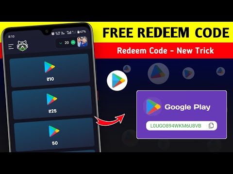 Free Redeem Code | Redeem Code | Google Play Redeem Code Earn New Trick | Easy Redeem Code Earn