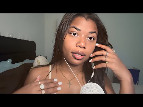 ASMR up close personal attention w/ mouth sounds,hand sounds and ring sounds!🤭😋💍