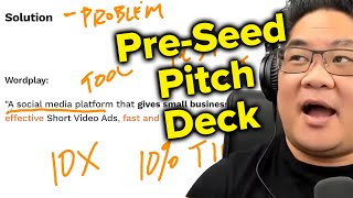 Pitch Deck Critique 10 - PRE-SEED Startup Marketing Tech - WordPlay