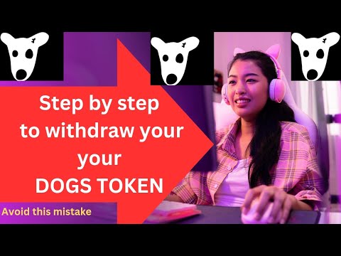 DOGS WITHDRAWAL : Step by Step Withdraw of Dogs Token  ||watch my Live withdraw || NO GAS FEE