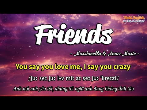 Học tiếng Anh qua bài hát - FRIENDS - (Lyrics+Kara+Vietsub) - Thaki English