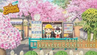 Island Straight out of an ANIME!! | Spring Time Japanese Country Side | Animal Crossing Island Tour