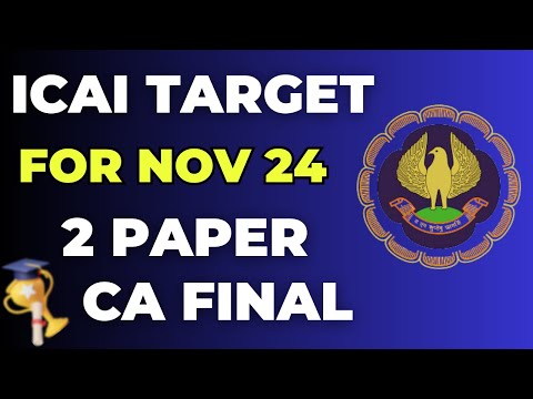 |Hitting ICAI' Bullseye: CA Final Nov 2024 Exam 2 Paper|