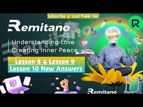 Remitano Learn and Earn Quiz Answers || Lesson 8, Lesson 9 & Lesson 10 || New Quiz