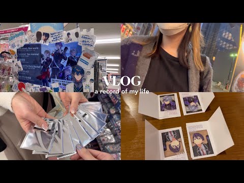 不破狂と顎リスでにじさんじグッズ開封【オタクの日常VLOG in アニメイト】