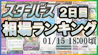 【ポケカ】スターバース SR以上 相場価格ランキング４[2022/01/15-18:00]【スターバース】Star Birth rare card price