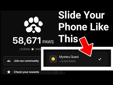 Paws Airdrop Quest Trick To Grab 5,000 Points Without Doing Anything