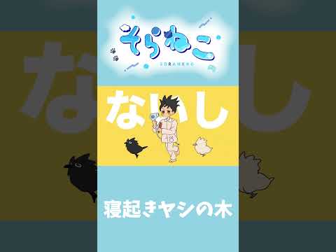 声変わりが来ない男が『寝起きヤシの木』サビ歌ってみた　#shorts #めろんぱーかー #そらねこ