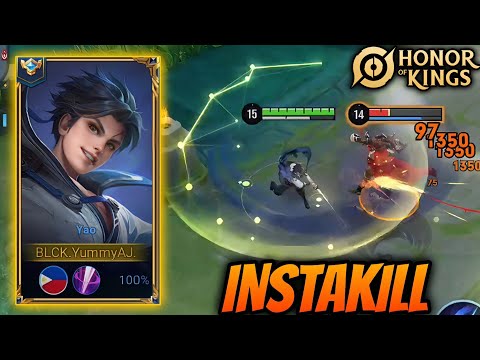 HONOR OF KINGS ( YAO ) INSTAKILL GAMEPLAY