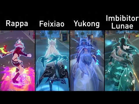 Is RAPPA the FASTEST | Speed Race Comparison #honkaistarrail  #rappa #feixiao