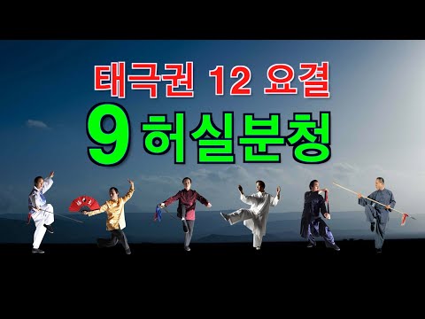 taichi chuan - 태극권 12요결(太極拳十二要訣) - 9. 허실분청(虛實分淸 )