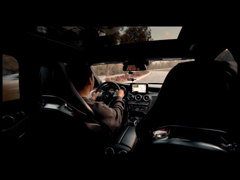 I drove my Mercedes C63s through the canyons during sunset