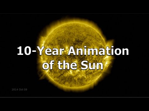 10-Year Animation of the Sun