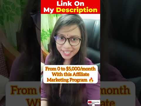 From 0 to $5000/month With this Affiliate Marketing Program 🔥