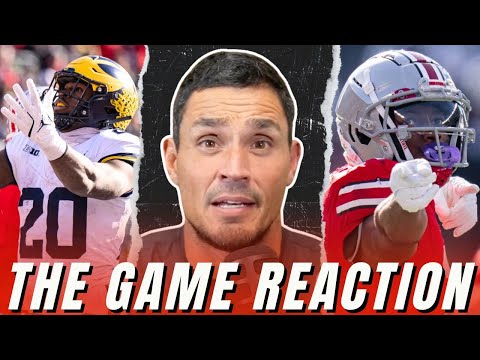 Michigan-Ohio State REACTION | Wolverines AMBUSH Buckeyes | College Football Week 14