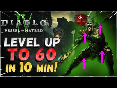 Diablo 4 How to Powerlevel Your Alt Characters in Vessel of Hatred!