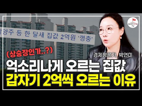 한 달 만에 2억씩 올랐다 결국 다시 집값 올라가는 이유 (경제평론가 박연미)