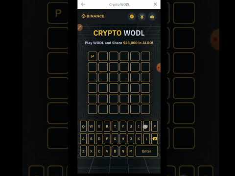 Binance crypto wodl complete answers weekly theme Eco friendly blockchain 3rd wins🙃😲