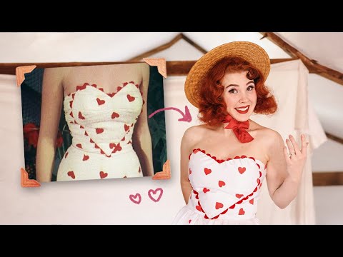 Attempting to Recreate this 50's Heart Dress!