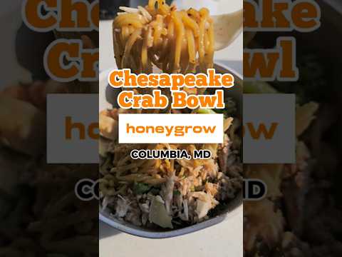 Try the Seasonal Chesapeake Crab Bowl... Delicious 😋  #honeygrow #greedygirldiary #baltimore