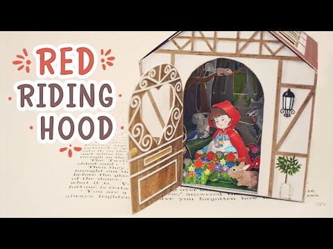 Little Red Riding Hood Paper Diorama 🐺 (diy canon papercraft)