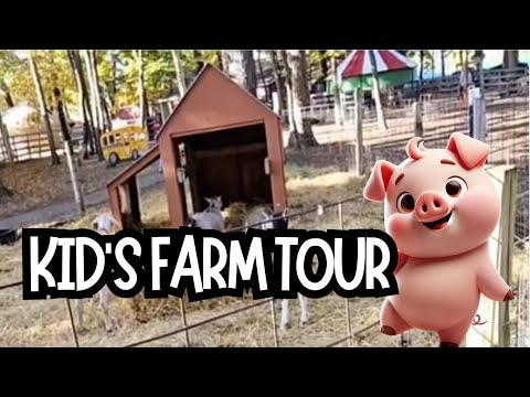 Kid's Farm Tour | Farm Animals | Daycare Field Trip |Visit| Childcare Preschool Vlog | pigs cow goat