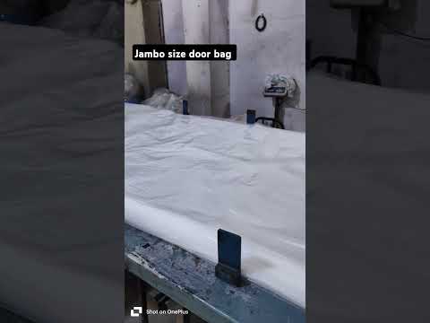 Jambo size door bag #sealingmachine #machine #cuttingmachine #plastic #shortvideo #shortsfeed #feed