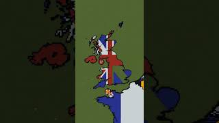 Building United Kingdom in 3 Scales #uk #british #maps #flags #minecraft