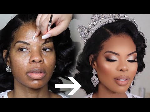 BRIDAL MAKEUP ON A CLIENT! AMAZING TRANSFORMATION!!! | FT. NATASHA DENONA BIBA PALETTE