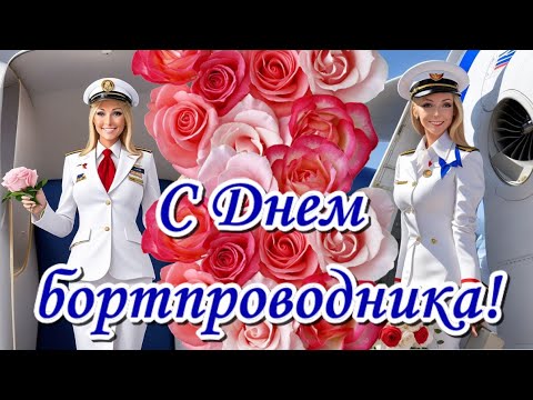 С Днем бортпроводника и бортпроводницы, стюардессы и стюарда поздравляю и желаю праздника!