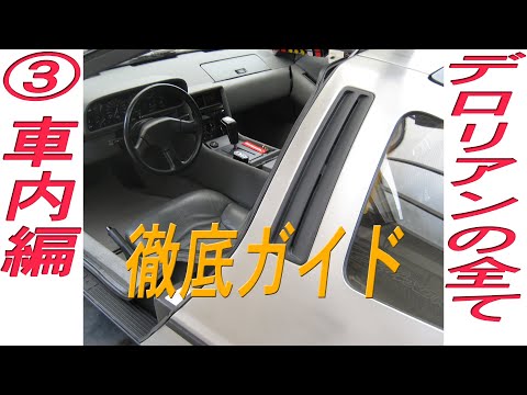 (3)デロリアンDeloreanの車内を紹介します